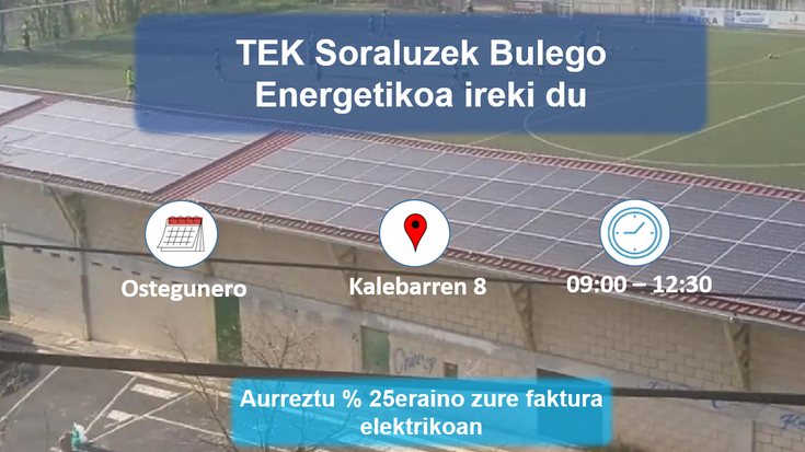 Soraluzeko Tokiko Energia Komunitatearen bazkidetza kanpaina martxa onean doa