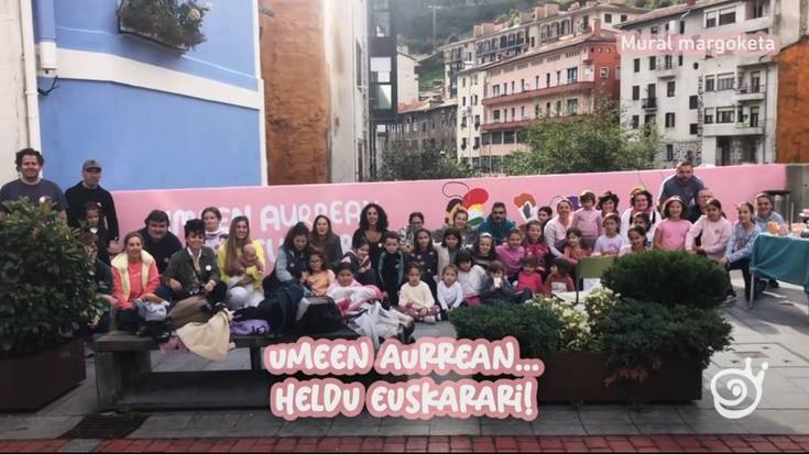 Umeen aurrean euskarari heltzeko aldarria