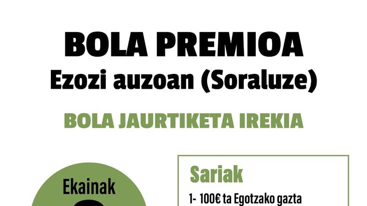 Bola premioa Ezozin