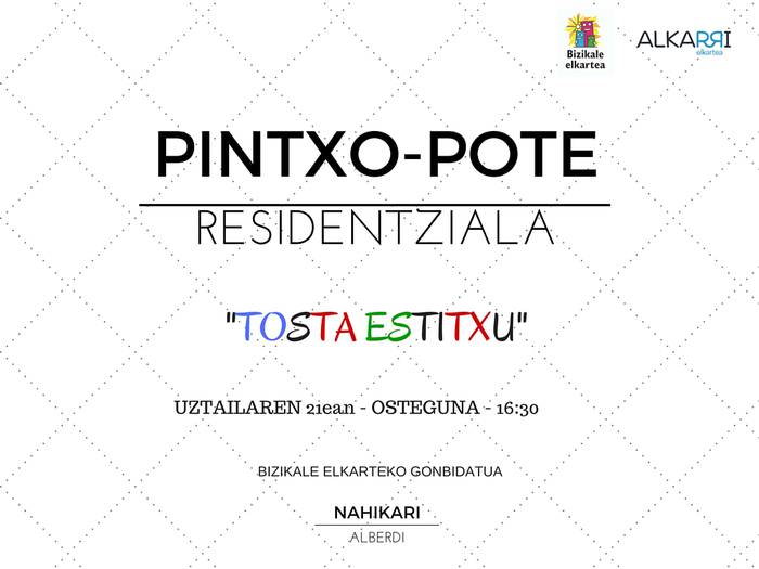 Pintxo-Pote Residentziala lehiaketaren III. saioa