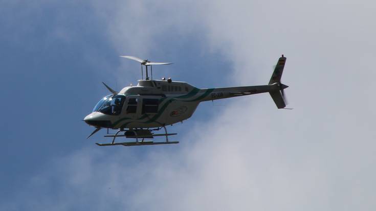 Helikopteroa zertan ibili da horren baju?