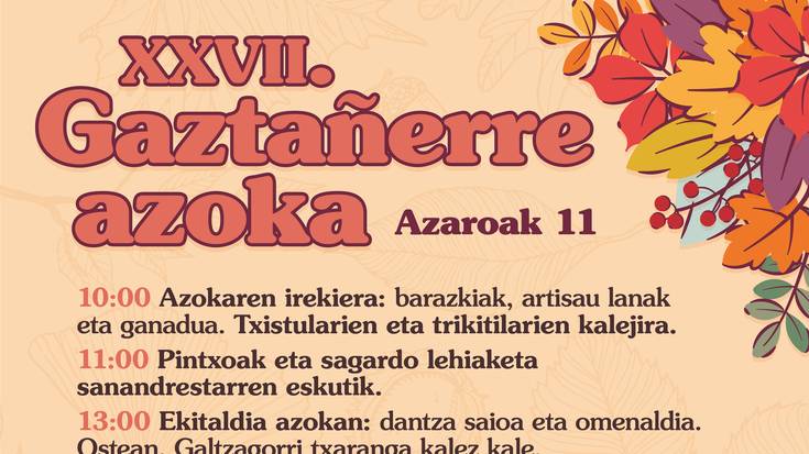 XXVII. Gaztañerre Azoka