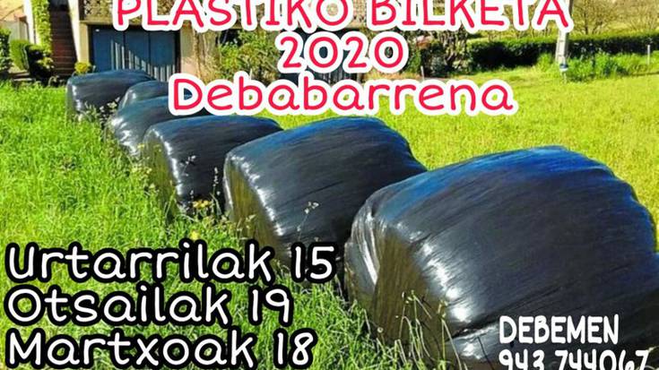 Baserrietako plastikoaren bilketa
