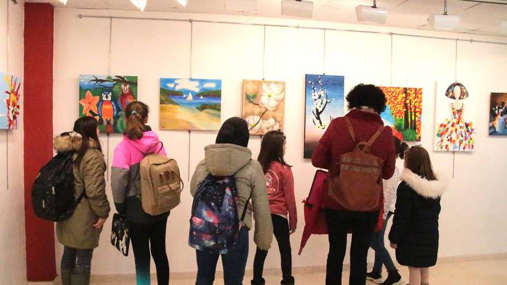 Herriko artista gazteen lanak ikusgai