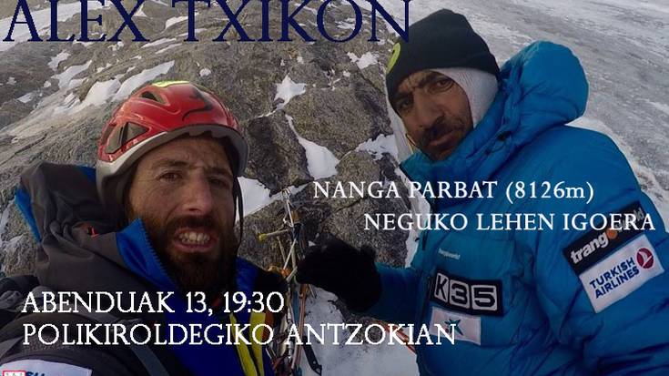 Alex Txikonen hitzaldia, Nanga Parbateko esperientziaz