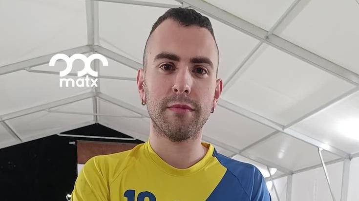 Leizaran eskubaloi taldeko jokalariak abilezia jokoan