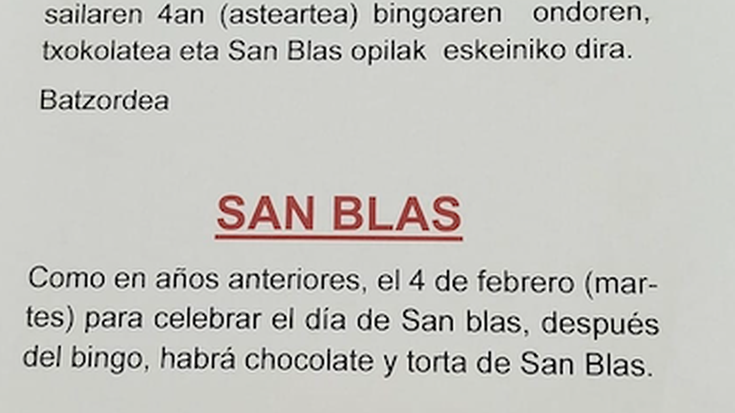 San Blas Itxaropena elkartean