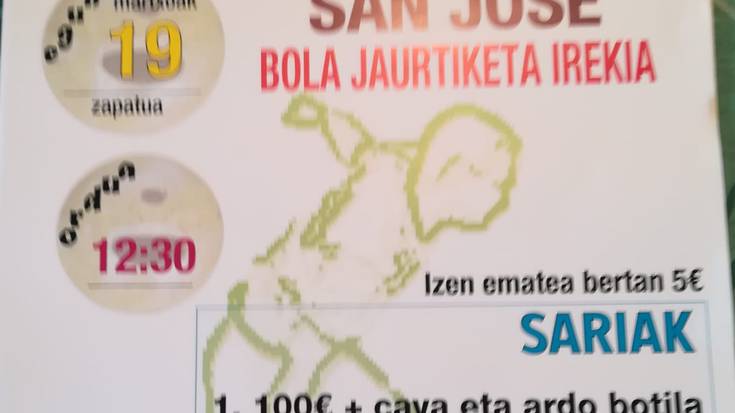 Bola Jaurtiketa irekia Aretxabaletan