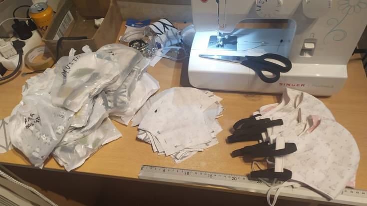 66 maskara egin ditu dagoeneko