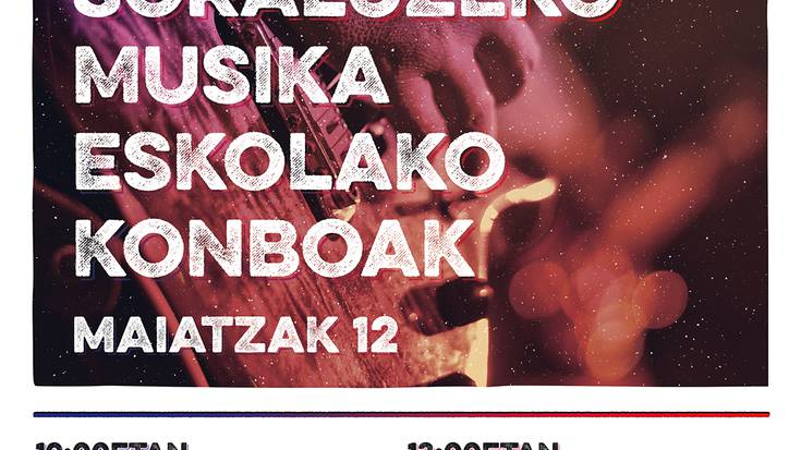 Konboen kontzertu pedagogikoa ostiralean