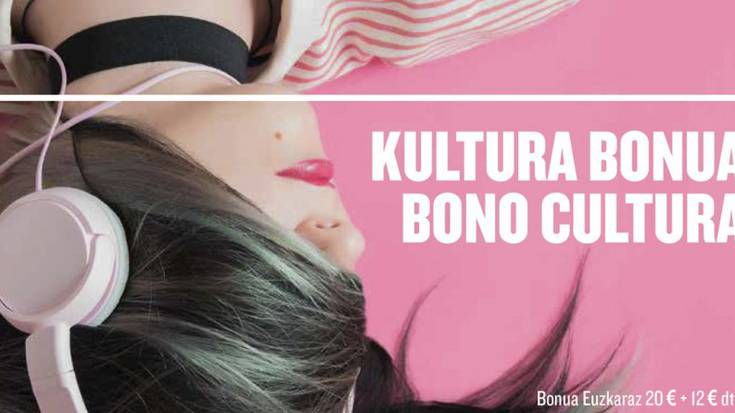 Kultura bonuak: 20 euro ordaindu eta 12 gehiago gastatu