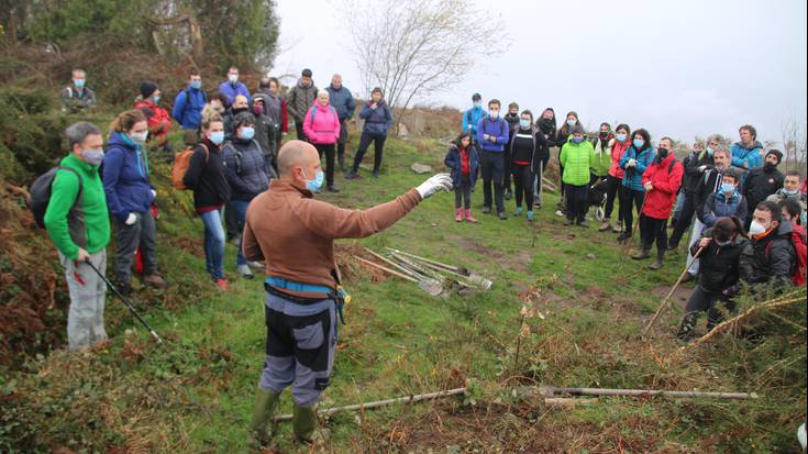 Ezkur bilketa eta landaketa zapatuan