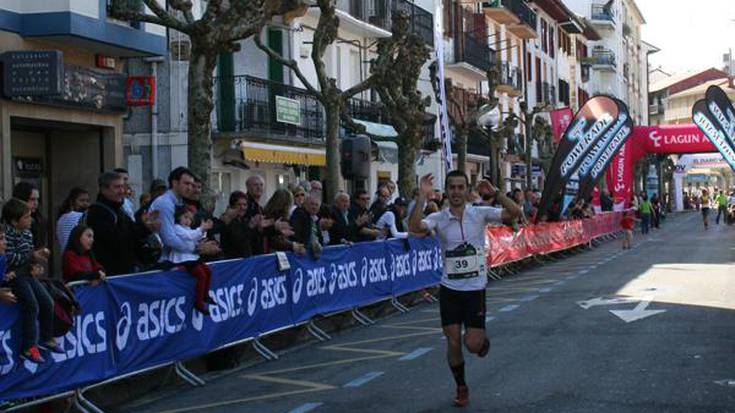 Anartz Mujika seigarren sailkatu da Donostia eta Hondarribia arteko mendi lasterketan