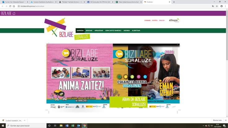 "Bizilabe" proiektua aurkeztuko dute ostegunean