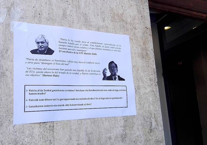 ‘Patria-ren irakurketa “partziala” salatu dute