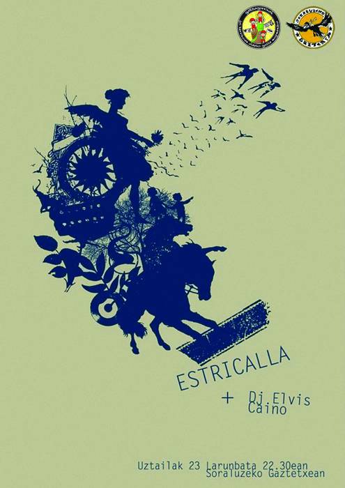 Estricalla eta Dj Elvis Caino Gaztetxian
