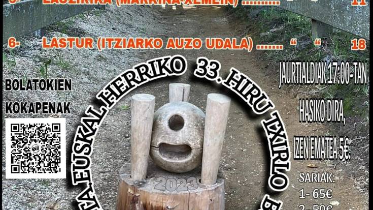 Asteburuan hasiko da Euskal Herriko Txapelketa