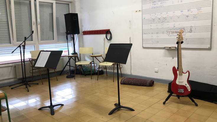 Musika taldeendako lokala aukeran, musika eskolan