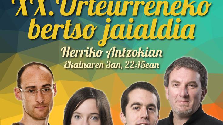Bertso-jaialdirako sarrerak salgai daude