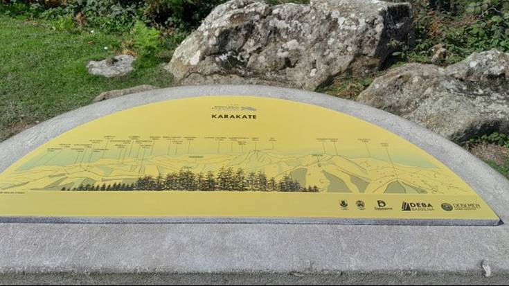 Mendigainean plaka berria ipini da