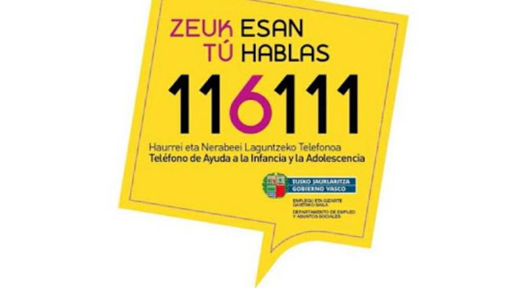 Haurrei laguntzeko telefonoa