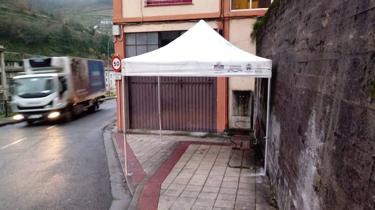 Haima eta jarlekua, behin-behineko geltokiarendako