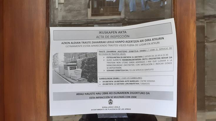 Traste zaharrak lekuz kanpo