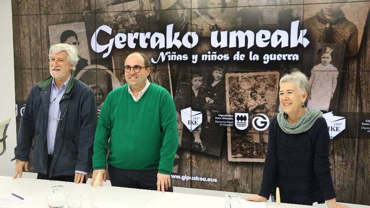 Omenaldia egingo diete gerrako umeei, Kursaalen