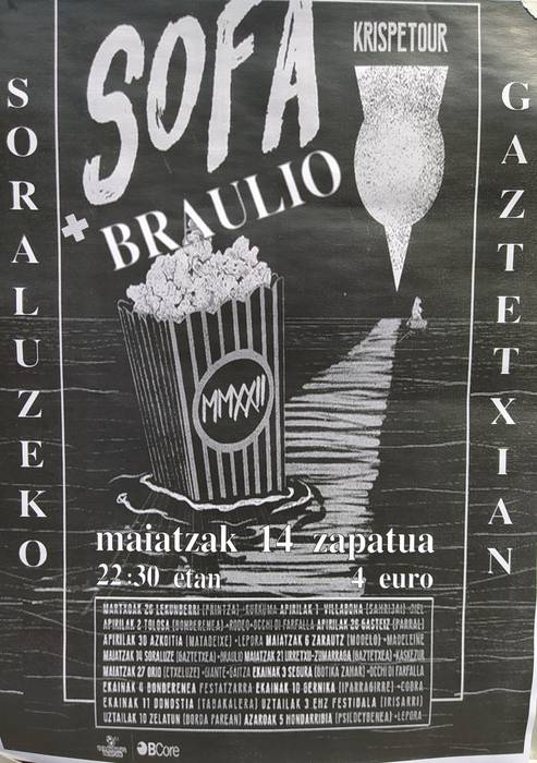 Braulio eta Sofa musika taldeen kontzertua