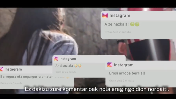 Institutuko ikasleek gorroto mezuen kaltea bistaratzen duten bideoak argitaratu dituzte