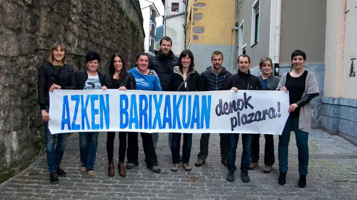 Barixakuan presoen eskubideen alde batzeko deia egin du herriko beste kuadrila batek