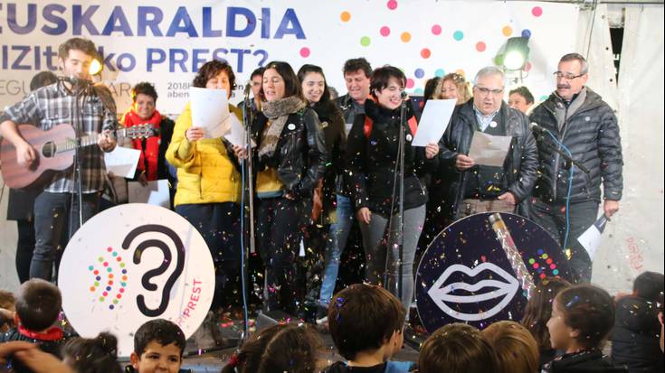Euskaraldiaren hasiera-ekitaldia bideoan
