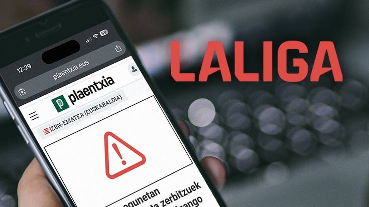 Arazo teknikoak Plaentxia.eus webgunean, Espainiako futbol ligak agindutako blokeoen ondorioz