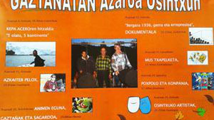Osintxu GaztaÃ±atan kultura zikloa hasita da dagoeneko 