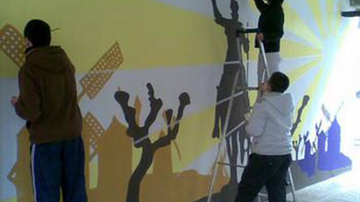 Mural margoketa egingo dute bihar Plaza Barrian
