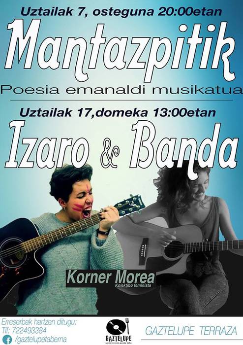 Mantazpitik taldearen kontzertua 20:00etan