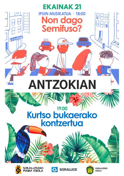 Ipuin musikatua + Kurtso bukaerako kontzertua
