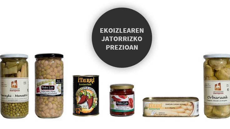 Errigora: kontserbak jatorrizko prezioan