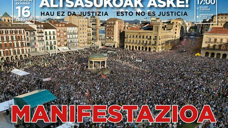 Iruñeko manifestaziora joateko autobusa antolatu dute Soraluzetik