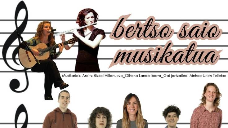 Bertso saio musikatua zapatu arratsalderako