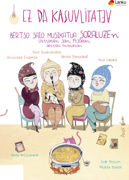 ZOZKETA: 3 sarrera bikoitz Ez da kasualitatea-ren emanaldirako