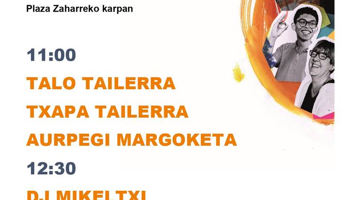 Gozaldia: igandeko egitaraua