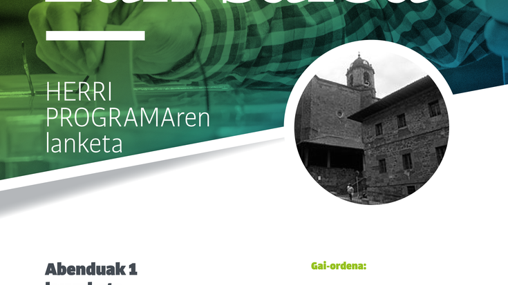 Herri Programa osatzeko lan saioa