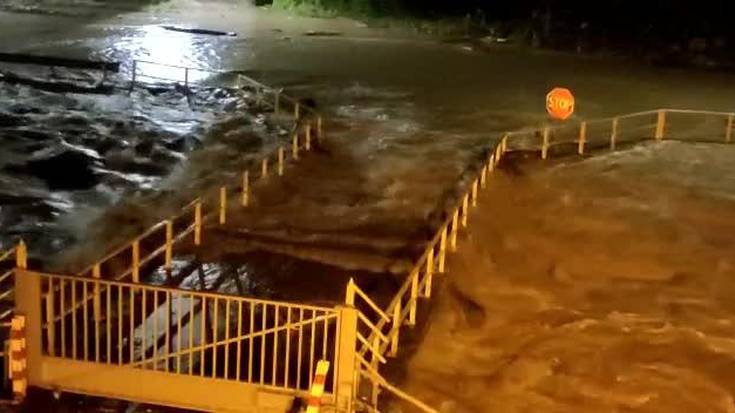 Ibaia Mendizabaleneko zubi gainetik
