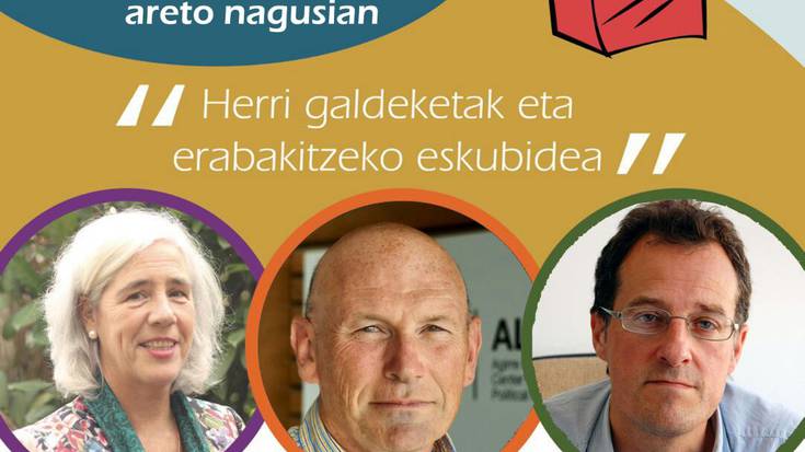 Hitzaldia: Ibarretxe, Biurrun eta Zubiaga