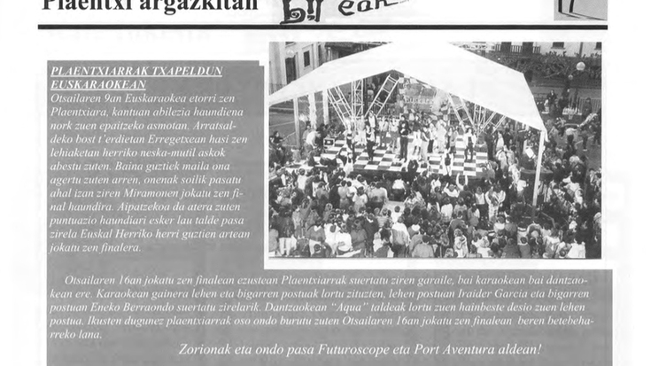 Euskaraokean txapeldunak!